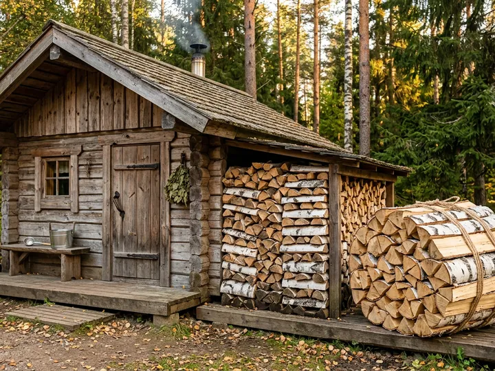Дровник под ключ — Лукино